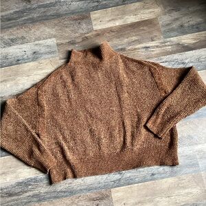Jon & Anna Brown Mock Neck Sweater